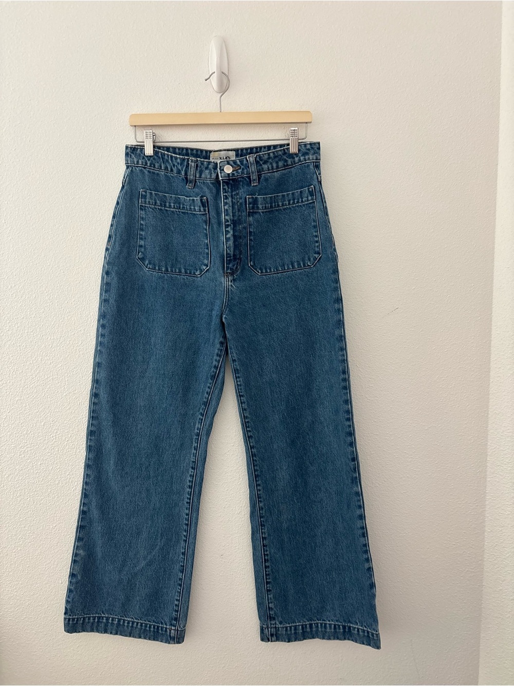 Rollas high rise wide leg jeans